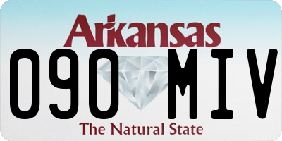 AR license plate 090MIV