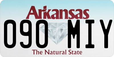 AR license plate 090MIY