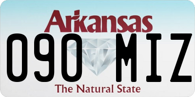 AR license plate 090MIZ