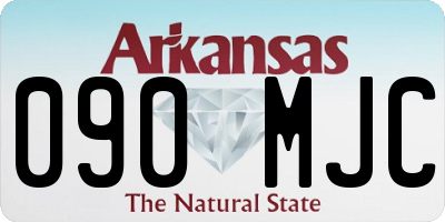 AR license plate 090MJC