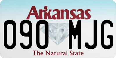 AR license plate 090MJG