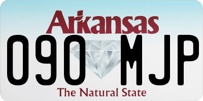 AR license plate 090MJP