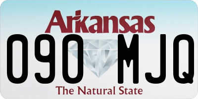 AR license plate 090MJQ