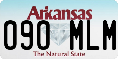 AR license plate 090MLM
