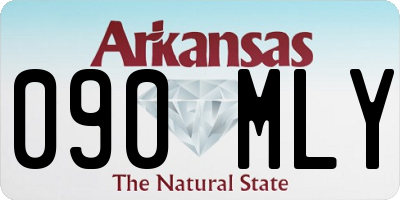 AR license plate 090MLY