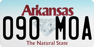 AR license plate 090MOA