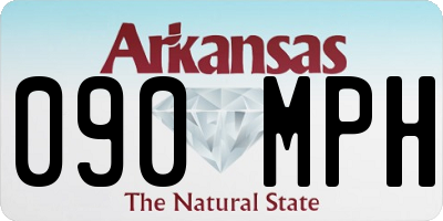 AR license plate 090MPH