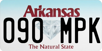AR license plate 090MPK