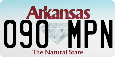 AR license plate 090MPN