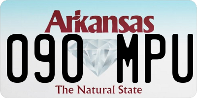 AR license plate 090MPU