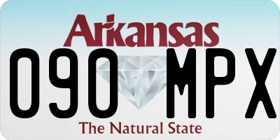 AR license plate 090MPX