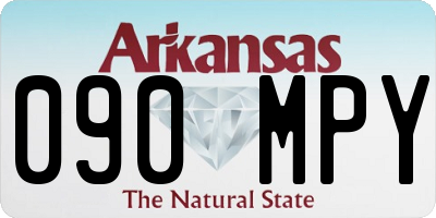 AR license plate 090MPY