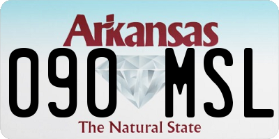 AR license plate 090MSL