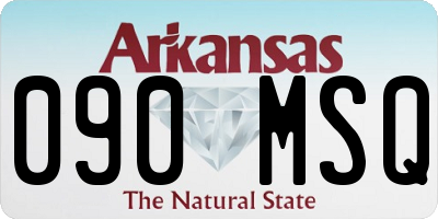 AR license plate 090MSQ