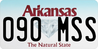 AR license plate 090MSS