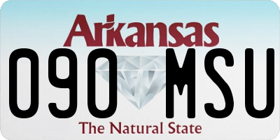 AR license plate 090MSU