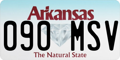 AR license plate 090MSV