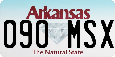AR license plate 090MSX