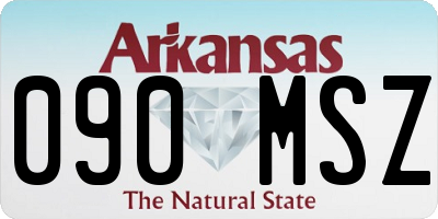 AR license plate 090MSZ