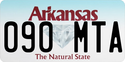 AR license plate 090MTA