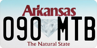 AR license plate 090MTB