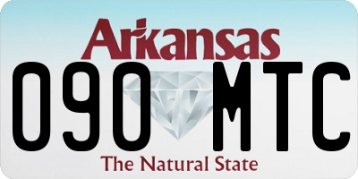 AR license plate 090MTC