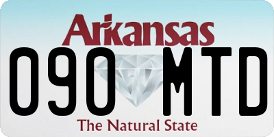 AR license plate 090MTD