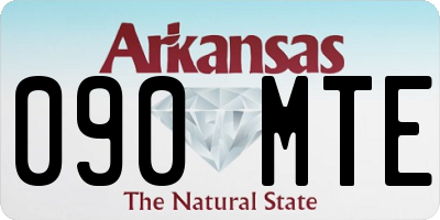 AR license plate 090MTE