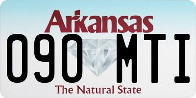 AR license plate 090MTI