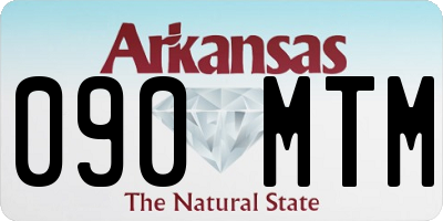 AR license plate 090MTM
