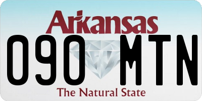 AR license plate 090MTN