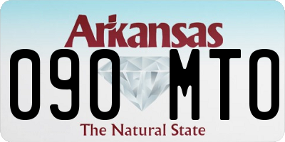 AR license plate 090MTO