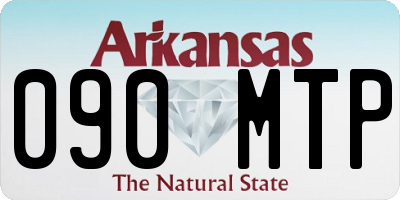 AR license plate 090MTP