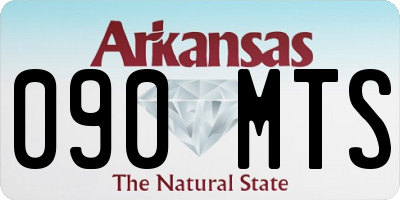 AR license plate 090MTS
