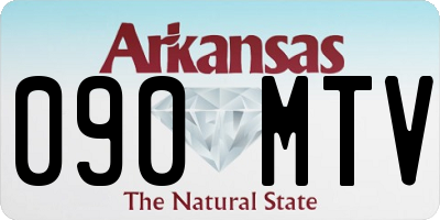 AR license plate 090MTV