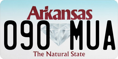 AR license plate 090MUA