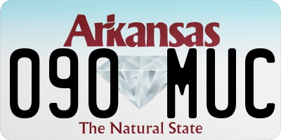 AR license plate 090MUC