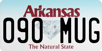 AR license plate 090MUG
