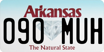 AR license plate 090MUH