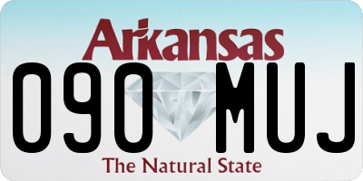 AR license plate 090MUJ