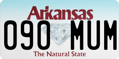 AR license plate 090MUM