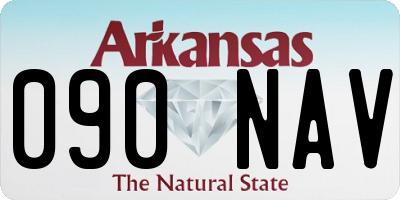 AR license plate 090NAV
