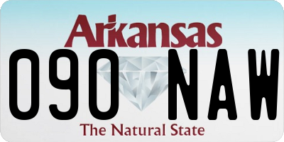 AR license plate 090NAW