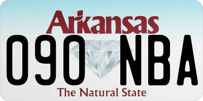 AR license plate 090NBA