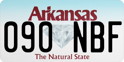 AR license plate 090NBF