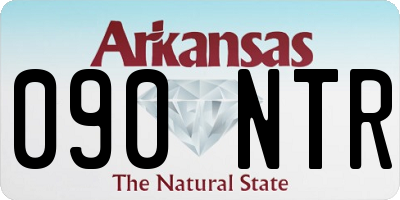 AR license plate 090NTR