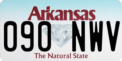 AR license plate 090NWV