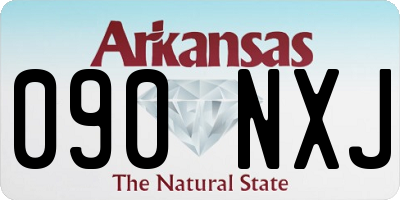 AR license plate 090NXJ