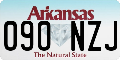 AR license plate 090NZJ
