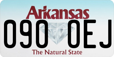AR license plate 090OEJ